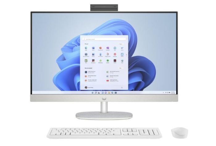 Комп`ютер персональний моноблок HP All-in-One 27" FHD IPS AG, Intel i3-N300, 8GB, F512GB, UMA, WiFi, кл+м, DOS, білий