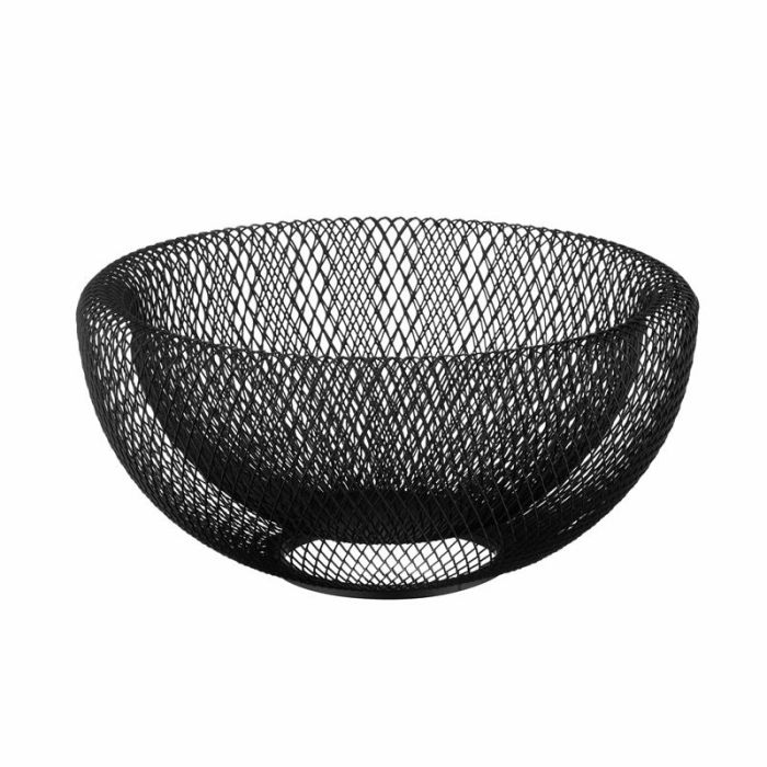 Кошик ARDESTO Midori 25х25х12см, метал, чорний