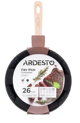 Сковорода глибока ARDESTO Midori, 26см, алюміній, чорний