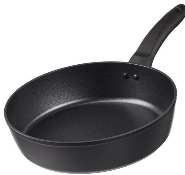Сковорода глибока ARDESTO Gemini Gourmet Bolzano, 28см, алюміній, чорний