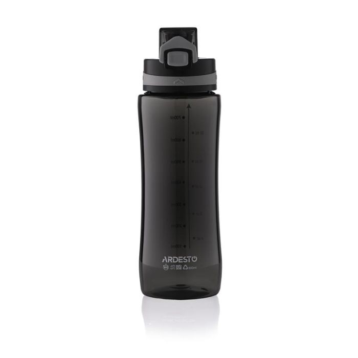 Пляшка для води ARDESTO Purity, 800мл, пластик, чорний