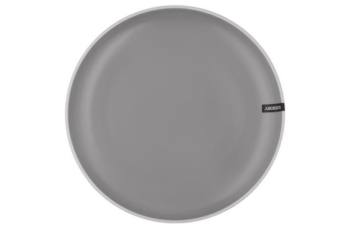 Тарілка обідня ARDESTO  Cremona Dusty grey, 26см, кераміка, сірий