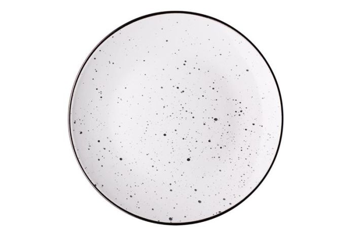 Тарілка обідня ARDESTO Bagheria Bright white, 26см, кераміка, білий
