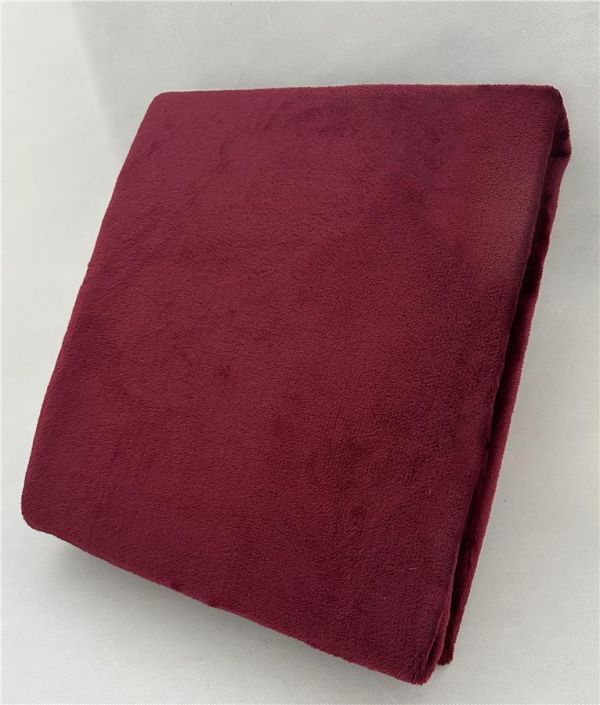 Плед ARDESTO Flannel 160х200см, 100% поліестер, бургунді