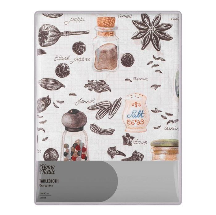 Скатертина ARDESTO Spice 120х140см, 90% поліестер, 10% бавовна