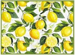 Килимок для сушіння посуду ARDESTO Sicilian lemons 38x51см, 100% поліестер, зелений