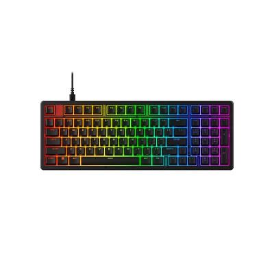 Клавіатура механічна HyperX Alloy Origins 2 1800 103key, Red, USB-A, Hot-Swap, EN/UA, RGB, чорний