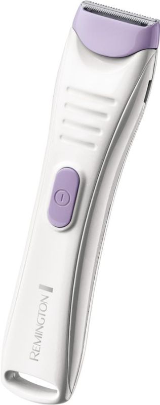 Тример Remington, для тіла та інтимних зон Smooth&Silky, акум., насадок-2, для жінок, кейс, сталь, фіолетовий