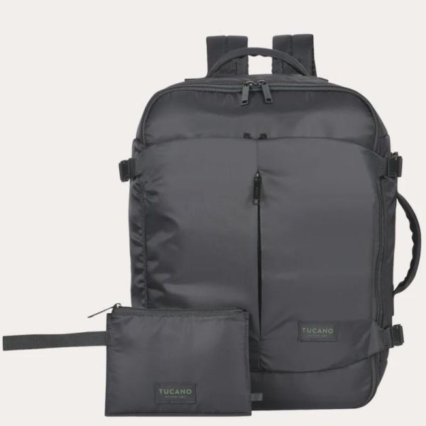 Рюкзак дорожній Tucano TUGO Premium ML 18", 28.5л, чорний