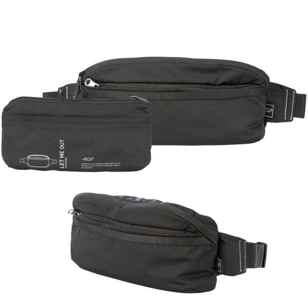 Сумка через плече, розкладна, Tucano Let Me Out Crossbody, чорна