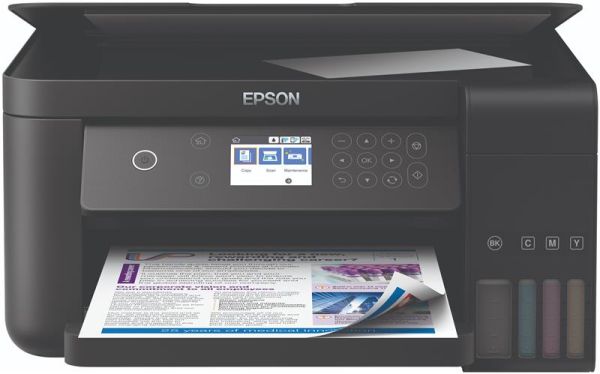 БФП ink color A4 Epson EcoTank L6260 33_20 ppm Duplex USB Ethernet Wi-Fi 4 inks Black Pigment