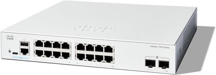 Комутатор Cisco Catalyst 1200 16xGE, 2x1G SFP