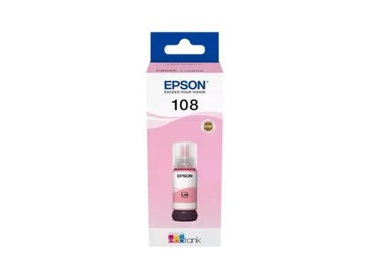 Контейнер з чорнилом Epson 108 EcoTank L8050/L18050 light magenta