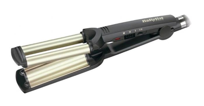 Плойка Babyliss Easy wave, гофре, темп.режимів-3, 160-200С, природні хвилі, кераміка, чорний