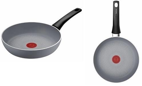 Сковорода Tefal Halo, 28см, алюміній, бакеліт, сірий