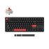 Клавіатура механічна Keychron C3 Pro V2 87Key, K pro Red, USB-A, QMK, Hot-swap, 8K, EN/UKR, RGB, чорний