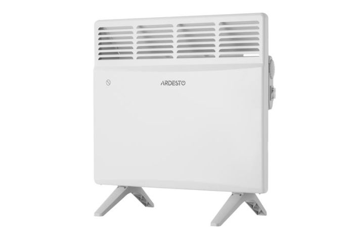 Конвектор ARDESTO CH-1000MCW, 1000 Вт, 10 м2, закритий нагрів. елемент, IP24, мех. керування, білий