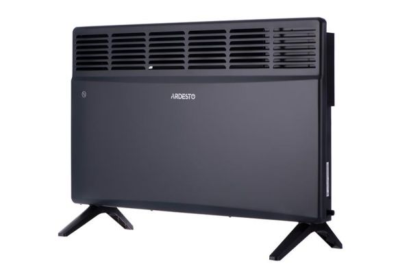 Конвектор ARDESTO СН-2000ECA, 2000 Вт, 20 м2, закритий нагрів. елемент, LED-дисплей, IP24, електронне керування, тижневий програматор, антрацит матовий