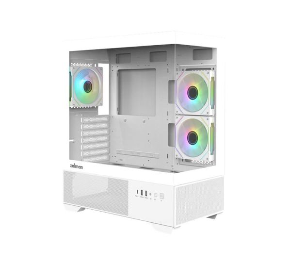 Корпус Zalman Chronix V2 без БЖ, 1xUSB3.0, 1xUSB2.0, 1x Type C, 2x120мм ARGB Reverse,  4x120мм ARGB, VGA 410мм, LCS ready, TG Side/Front Panel, ATX, білий