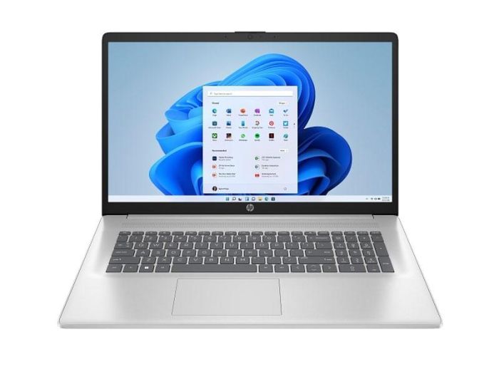 Ноутбук HP 17-cp2043ua 17.3" FHD IPS AG, AMD R3-7320U, 8GB, F512GB, UMA, Win11, сріблястий