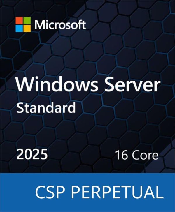 Програмний продукт Microsoft Windows Server 2025 Standard - 16 Core License Pack