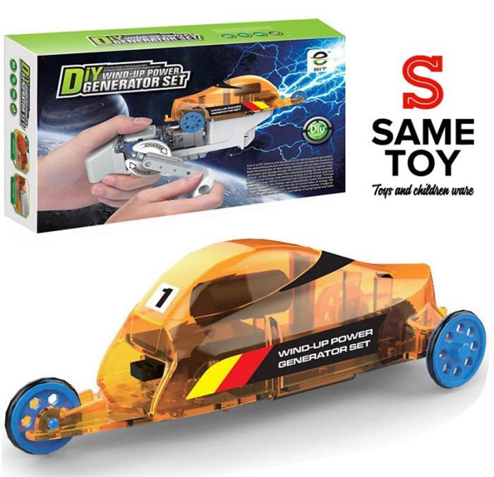 Конструктор пластиковий Same Toy робот Авто на динамо-машині
