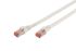 Патч-корд DIGITUS CAT 6 S-FTP, 0.5м, AWG 27/7, LSZH, білий