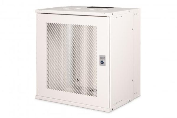 Шафа DIGITUS 19", 12U, SOHO PRO, перфоровані двері, 540x400 мм, 60кг максимально, сіра