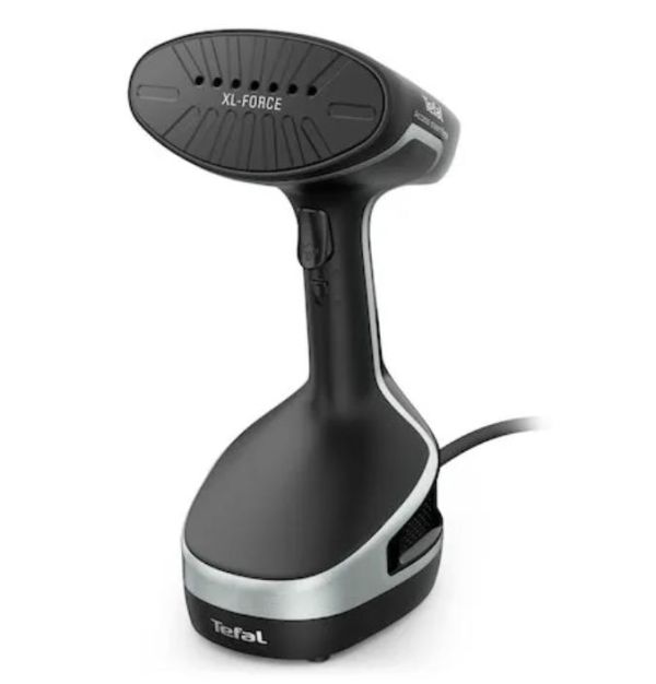 Відпарювач Tefal компактний Access Steam Force, 2000Вт, 200мл, постійна пара - 30гр, керам. підошва, чорно-сірий