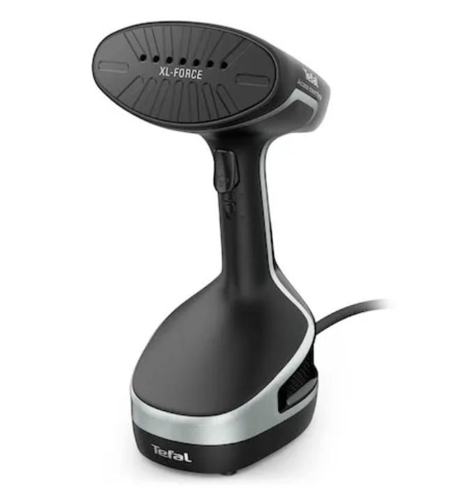 Відпарювач Tefal компактний Access Steam Force, 2000Вт, 200мл, постійна пара - 30гр, керам. підошва, чорно-сірий
