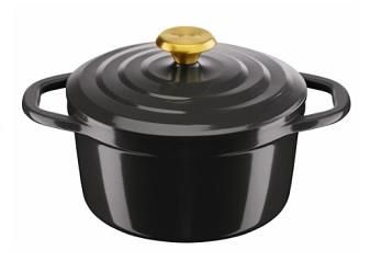 Каструля Tefal Air, з кришкою, 3.1л, алюміній, чорний