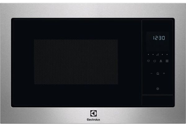 Мікрохвильова піч Electrolux вбудована, 25л, електрон. керування, 900Вт, гриль, дисплей, нерж