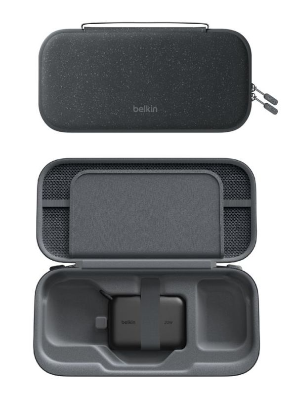 Чохол Belkin із акумулятором 10000мА·год для Nintendo Switch 2, Charcoal