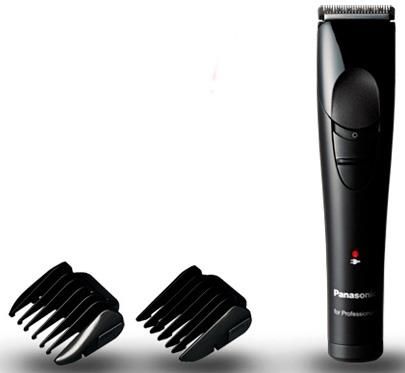 Машинка для стриження  Panasonic, мережа+акум., роторний мотор, насадок-2, сталь, чорний