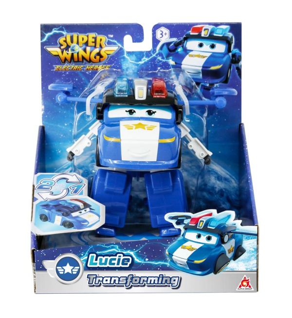 Ігрова фігурка-трансформер Super Wings Transforming Люсі (Lucie), 12.5см