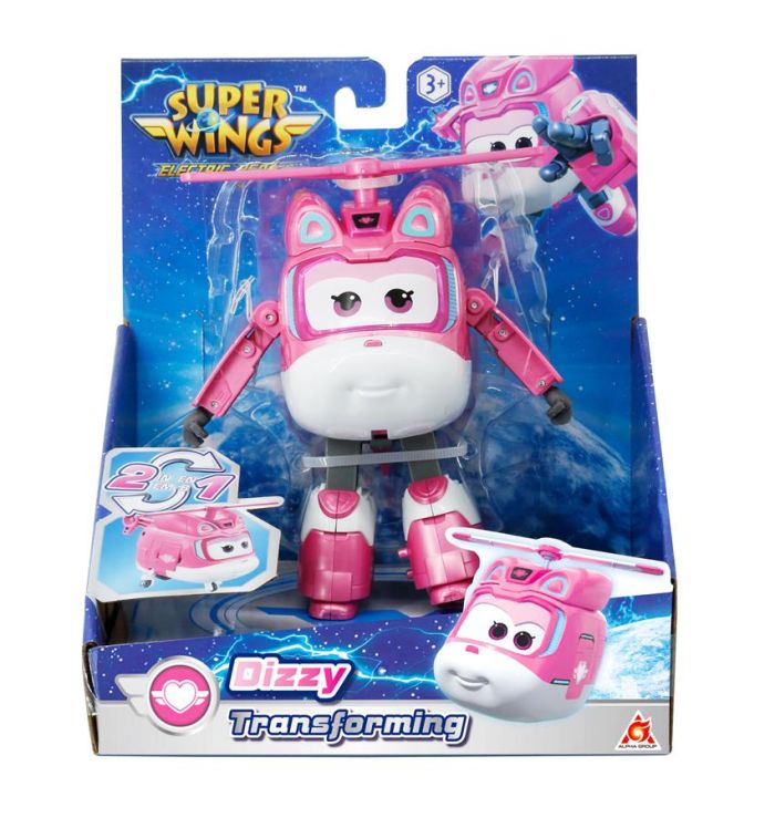 Ігрова фігурка-трансформер Super Wings Transforming Діззі (Dizzy), 12.5см