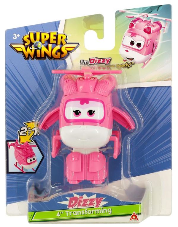 Ігрова фігурка-трансформер Super Wings Transforming Діззі (Dizzy), 10см