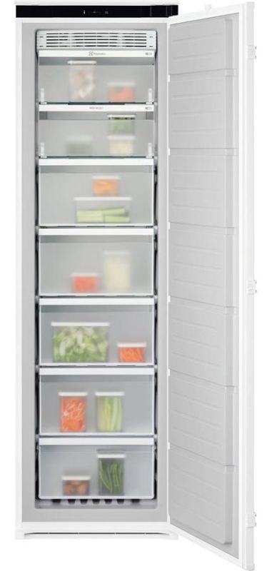Морозильна камера Electrolux вбудована, 177x55х55, 211л, Е, NF, диспл внутр., білий