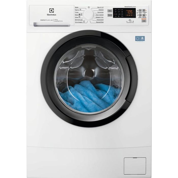 Пральна машина Electrolux фронтальна, 6кг, 1200, A, 41см, дисплей, інвертор, білий