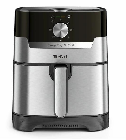 Мультипіч Tefal EasyFry&Grill, 1550Вт, чаша-4.2л, механічне керув., від 80°C до 200°C, пластик, сірий