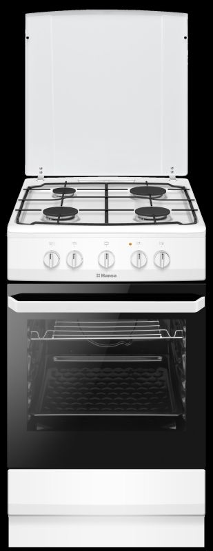 Плита Hansa газова, 70л, 50x60см, газ-контроль, білий