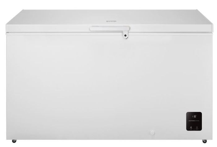 Морозильна скриня Gorenje, 420л, А+, ST, ConvertTotal-від –24 до +8 °C, Дисплей, білий