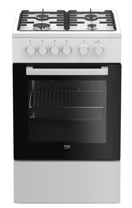 Плита Beko комбінована, 60л, 50x60см, білий