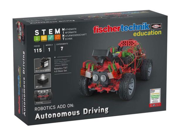 Набір-розширення fisсhertechnik STEM ROBOTICS Автономне водіння