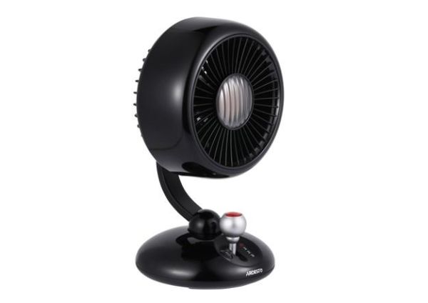 Вентилятор ARDESTO AviaFan FT-F3600BL настільний, 12см, акумулятор, підсвічування, USB-A Type-C, чорний