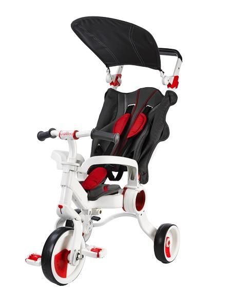 Триколісний велосипед Galileo Strollcycle Червоний