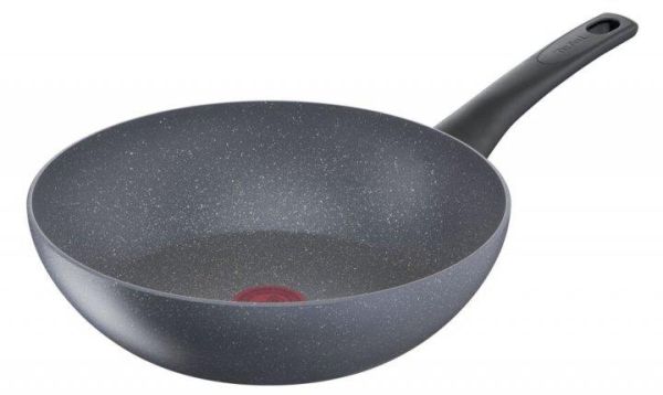 Сковорода ВОК Tefal Healthy Chef, 28см, алюміній, сірий