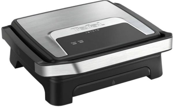 Гриль Tefal прижимний Inicio Classic 2000Вт, темп. режимів-1, метал, чорний
