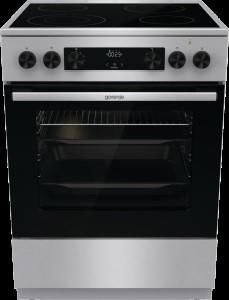 Плита Gorenje електрична склокерамічна, 71л, 60x60см, дисплей, програматор, нерж