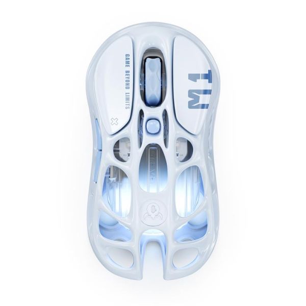 Миша GravaStar Mercury M1 Pro, magnesium alloy body, BT/WL/USB-A, RGB, Ice Blue